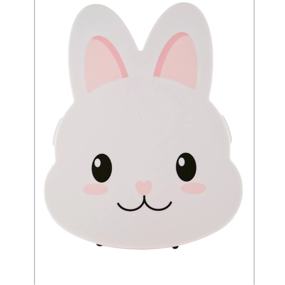 CWC Easter Bunny Snackle Box with Lid / Food Container with 6 Compartments